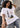 Women White Graphic Oversized T-Shirt