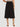 Women Black regular fit Skirt with Front Slit
