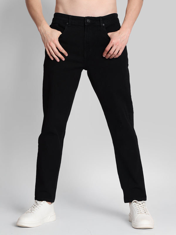 Men Black Regular Jeans
