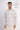 Men Aqua and Peache Tropical Print Slub Texture Shirt