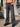 Men Grey Bootcut Heavy Washed Jeans