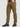 Men Brown Cargo Trousers with Zip Detail