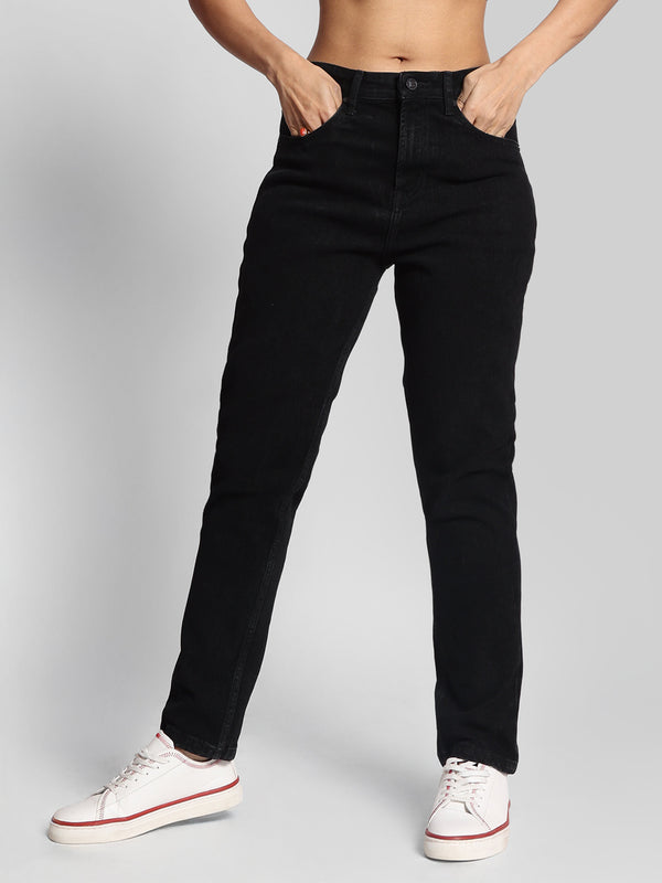 Women Black Slim Fit stretchable Jeans