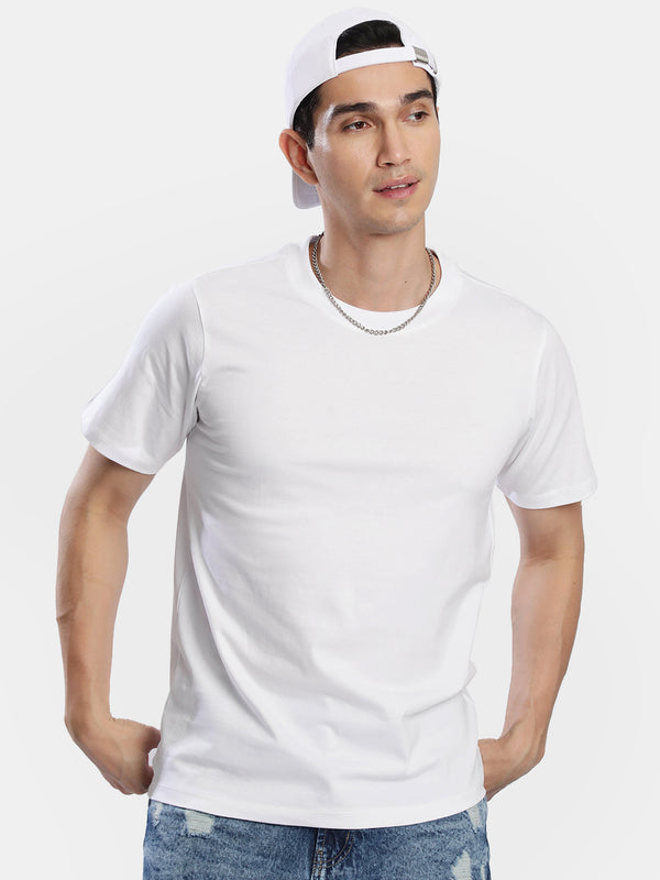 Men Solid T-Shirt