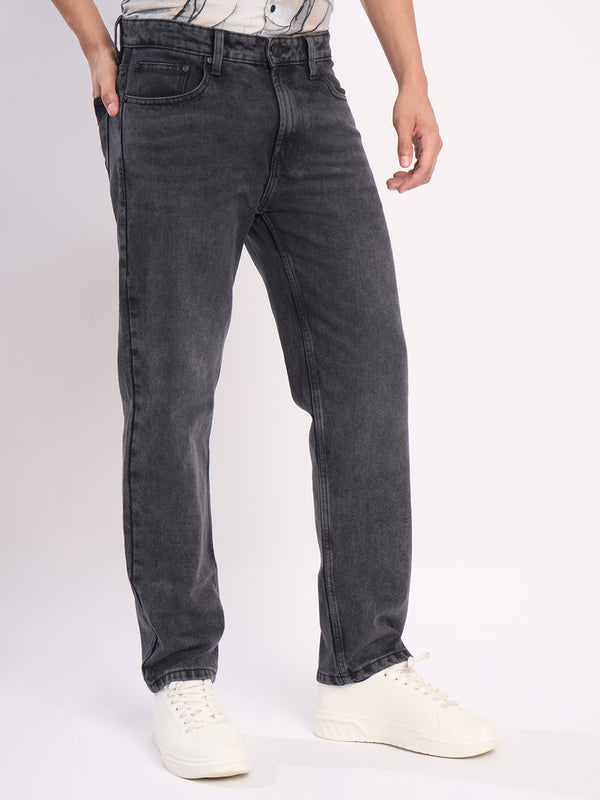 Men Light Faded Mid Rise Relaxed Fit Jeans