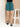 Women Teal Interlock Oversized Solid Shorts