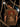 Men Brown Graphic Regular Half Sleeves T-Shirt