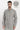 Men Grey Abstract Print Slim Fit  Shirt