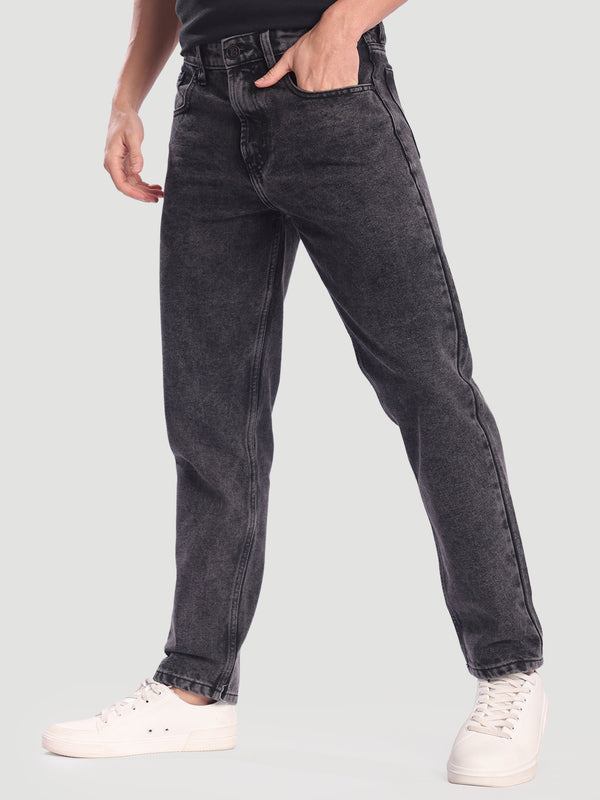 Men Charcoal Regular Fit Jeans