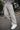 Men Grey Contrast Stitch Cargo Trousers
