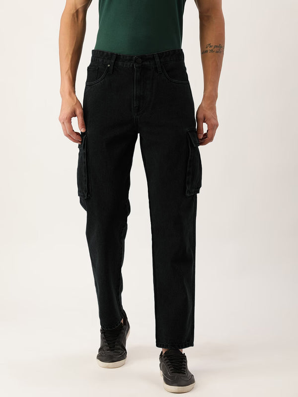 Men Relaxed Cargo Trousers