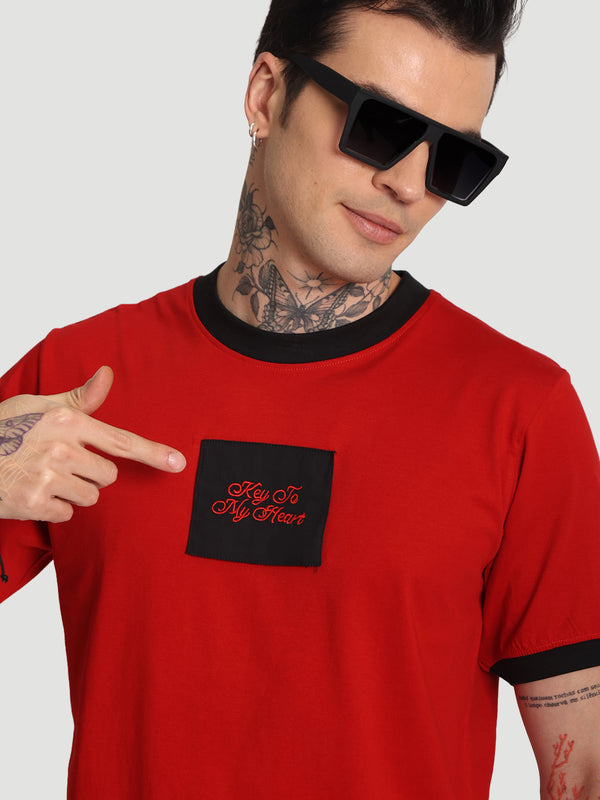 Men Regular Color block Ringer T-Shirt
