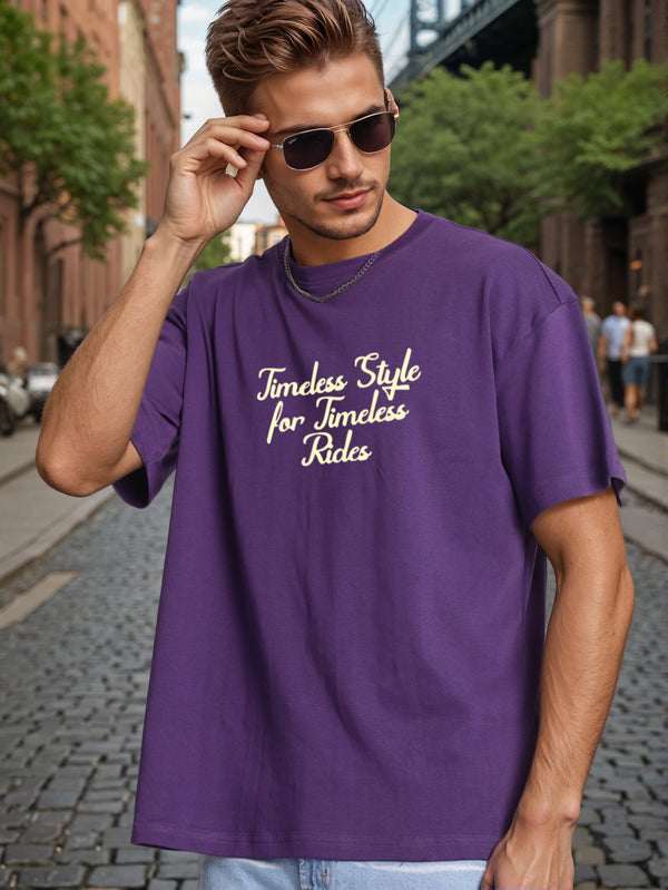 Men Over size drop Shoulder Grahic T Shirt