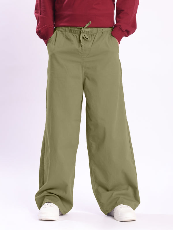 Men Lime Green Relaxed trouser