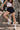 Women Navy Textured Shorts with Side-snap Detailing