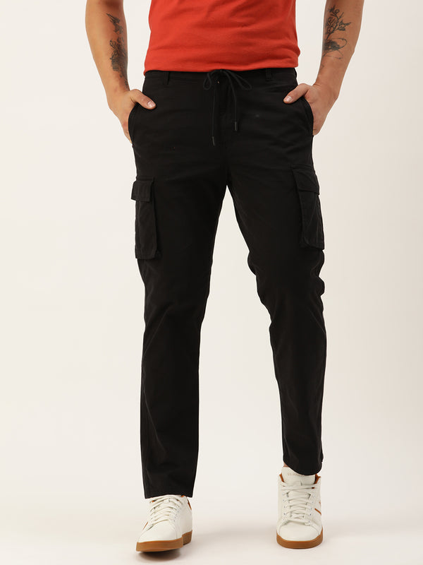 Men Regular Cargo Trousers