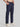 Men Navy Blue Mid-Rise Straight Fit Cargo Casual Trouser