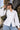 Women Classic Bishop Sleeve White Casual Shirt