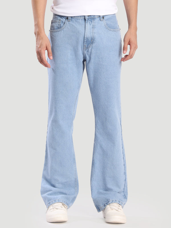 Men Light blue Bootcut Jeans