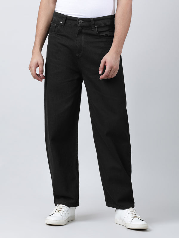 Men Black Baggy  Jeans