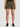 Women regular fit olive pleated shorts
