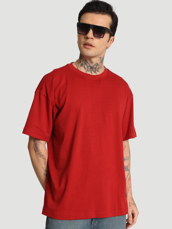 Men Oversize Floral Graphic Printed T-Shirt