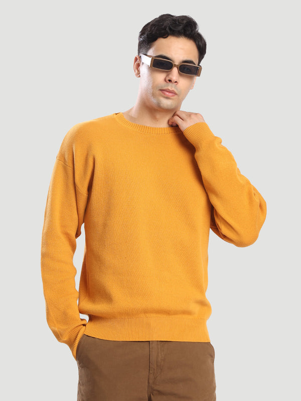 Men Round neck Collar Full Sleeve Sweater-Pearl Knit