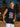 Men Black Sleeveless Graphic Oversized T Shirt