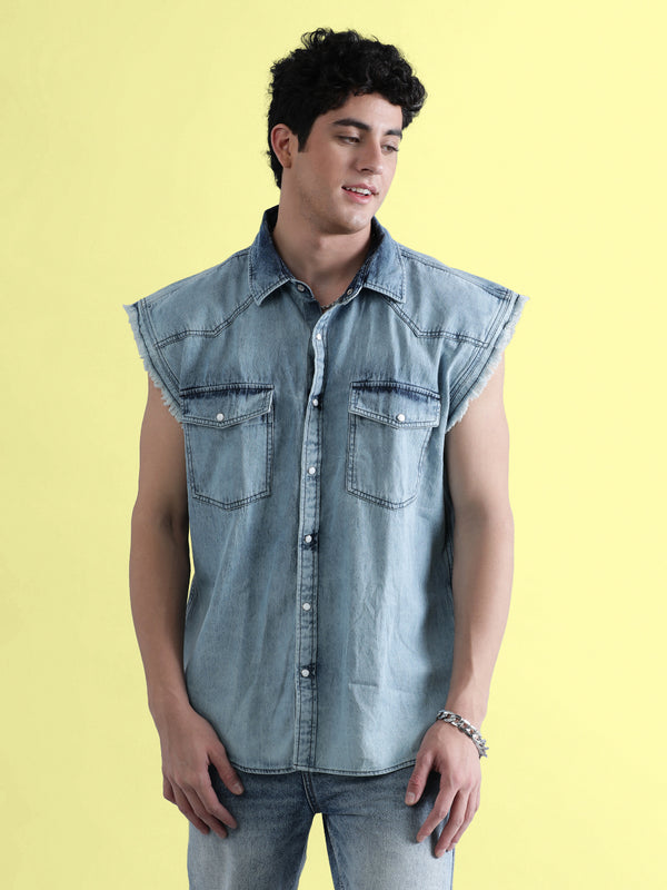 Men Oversized Shirt