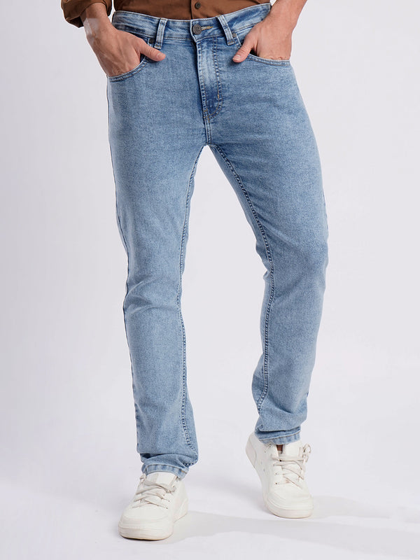 Men Blue Stretchable Slim Fit Jeans