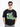 Men Black Graphic Oversized T-shirt