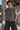 Men Grey Oversized Acid Wash Embellished Sleeveless T-Shirt