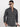 Men Grey Striped Single Pocket Shirt