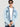 Men hooded washed oversize blue denim jacket