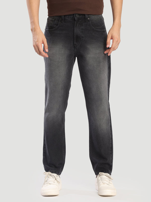 Men Regular Heavy Washed Jeans