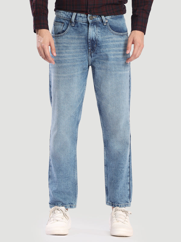 Men Blue Regular Fit Denim jeans