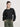 Women Solid Black Cropped Oversize Sweatshirt