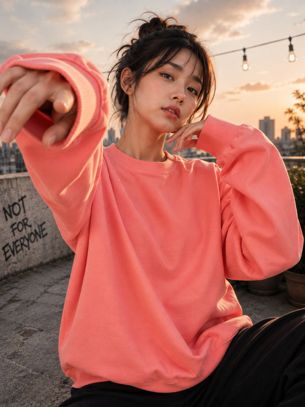Women Long line Oversized Sweatshirt