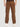 Men Brown Relax Fit Cargo Trousers with Stylized Waist band