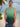 Men Green Ombrey Sleeveless T Shirt