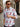 Men Grey and Red Abstract Print Slim Fit Shirt