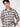 Men Off White and Grey Checked Single Pocket Shirt