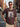 Men Brown Graphic Print Oversize T Shirt