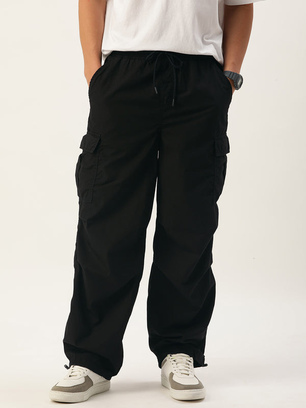 Men Parachute Loose Cargo Trouser