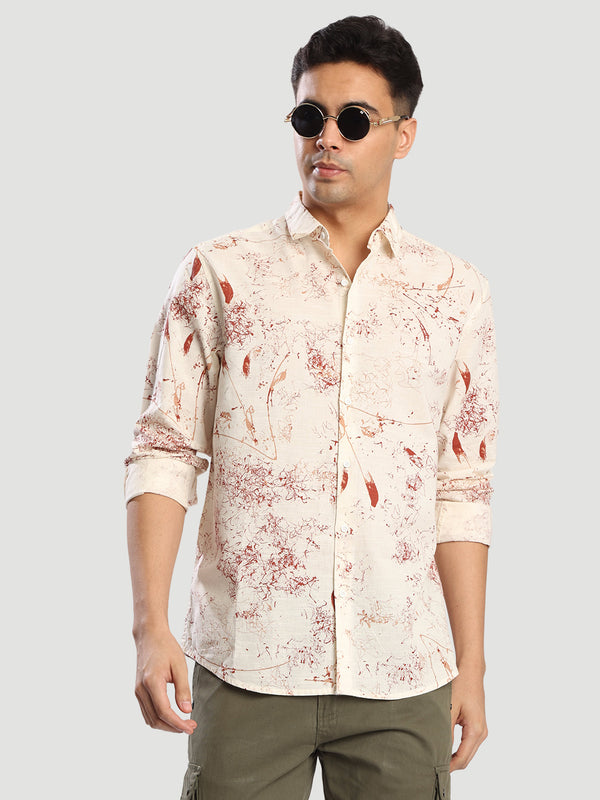 Mens Printed Regular casual shirt