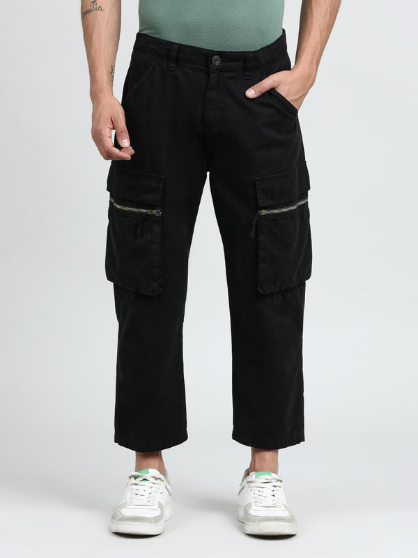 Men Loose Cargo Trousers
