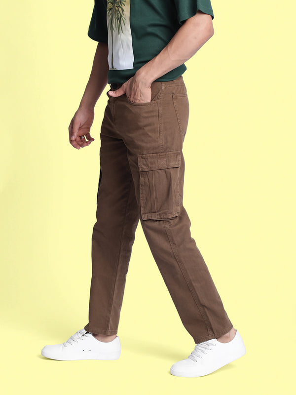 Men Relaxed Cargo Trousers