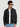 Men Relax fit Charcoal Cotton lycra Denim jacket with front zipper