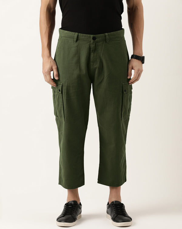 Men Loose Cargo Trousers