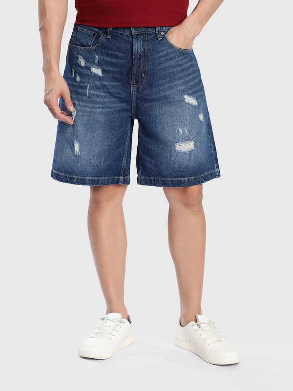 Men Distressed Shorts